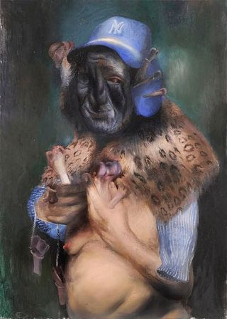 Takis Germenis, Untitled, Oil on canvas, 60 × 80 cm, 2023