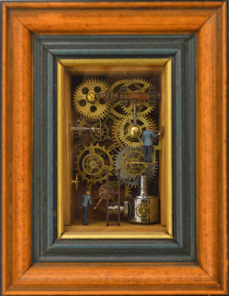 Gregory Grozos Untitled, 2021, Mixed media, 13 x 10 cm