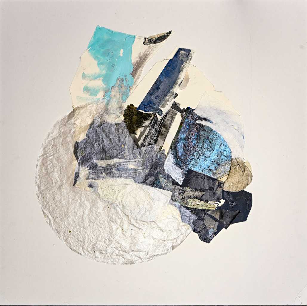 Katerina Mertzani unreMEMBERing2, 2021, collage on paper, 79 X 80 cm