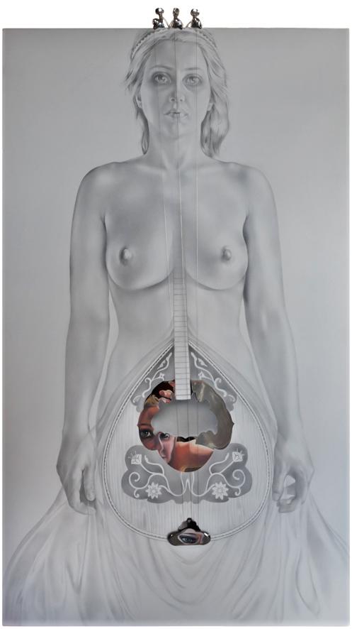 Lambrini Boviatsou, Αρχόντισσα, 120 x 70 cm, 2015
