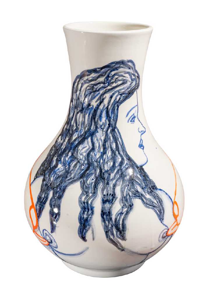 Ceramic Vase, 22 x 35 cm, 2022