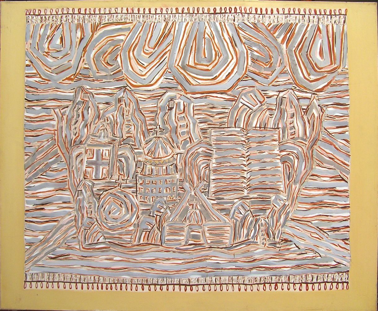 Troglodytic. Oil on canvas, 106 x 87 (cm)