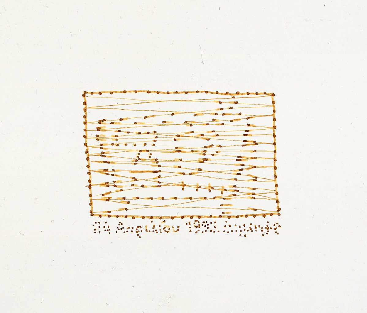 24 April 1992, Dimitr. Ink on paper , 32 x 24 (cm)