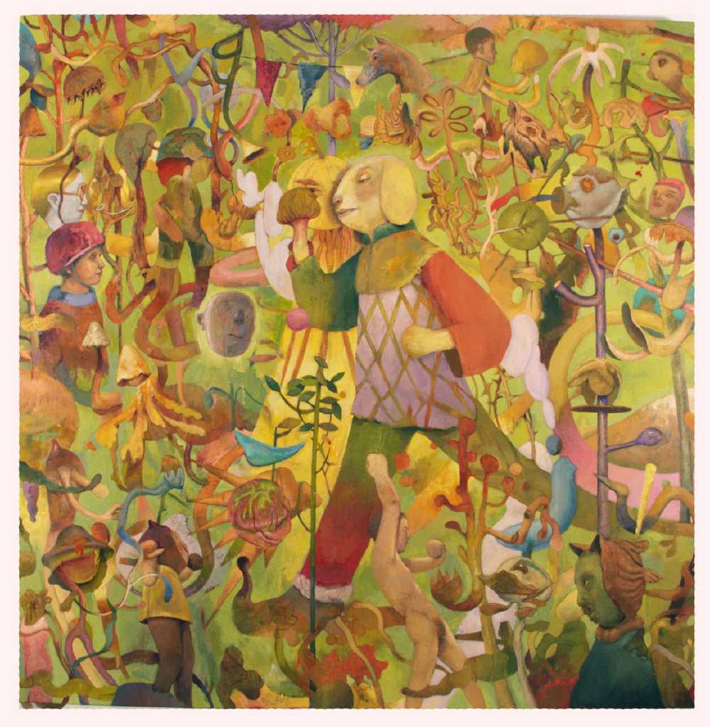 Once upon a time,acrylics on canvas150 x 150 cm2022