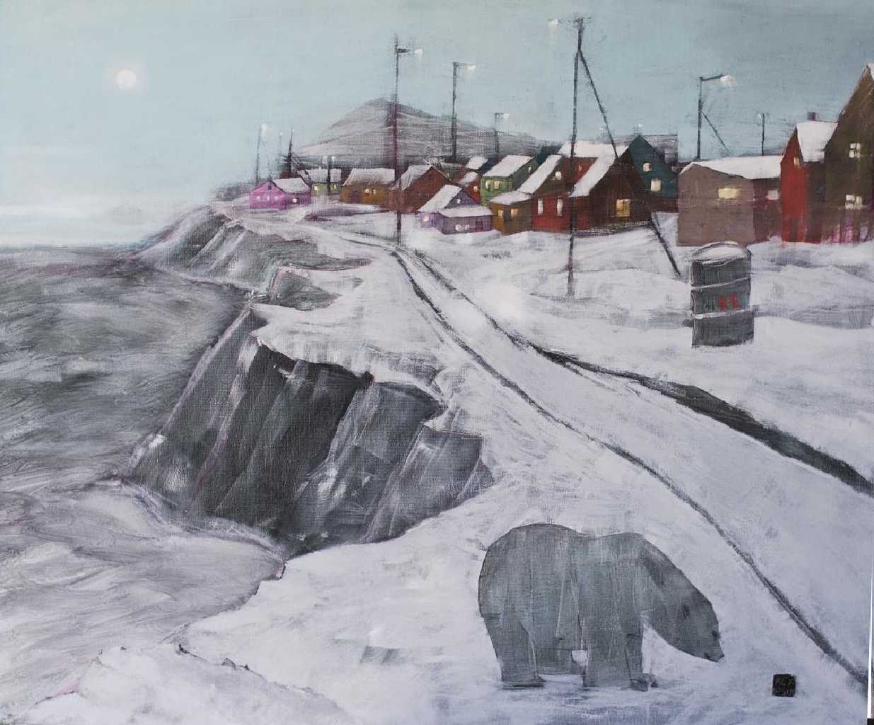 The edge of the World, 90 x 113 cm