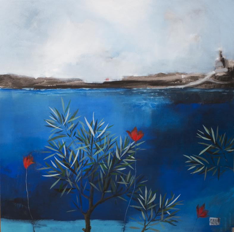 Flowers of the Sea, 70 x 70 cm