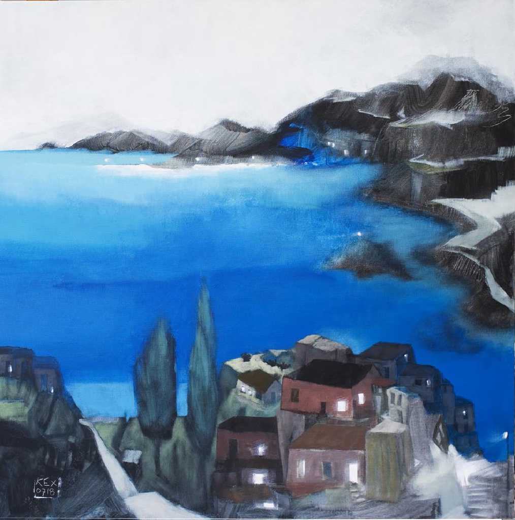 Secret Route, 70 x 70 cm