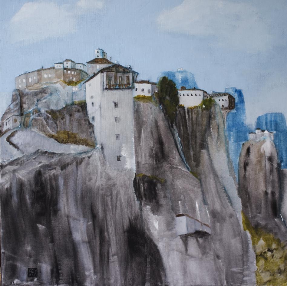 Temples of the Rocks, 50 x 50 cm