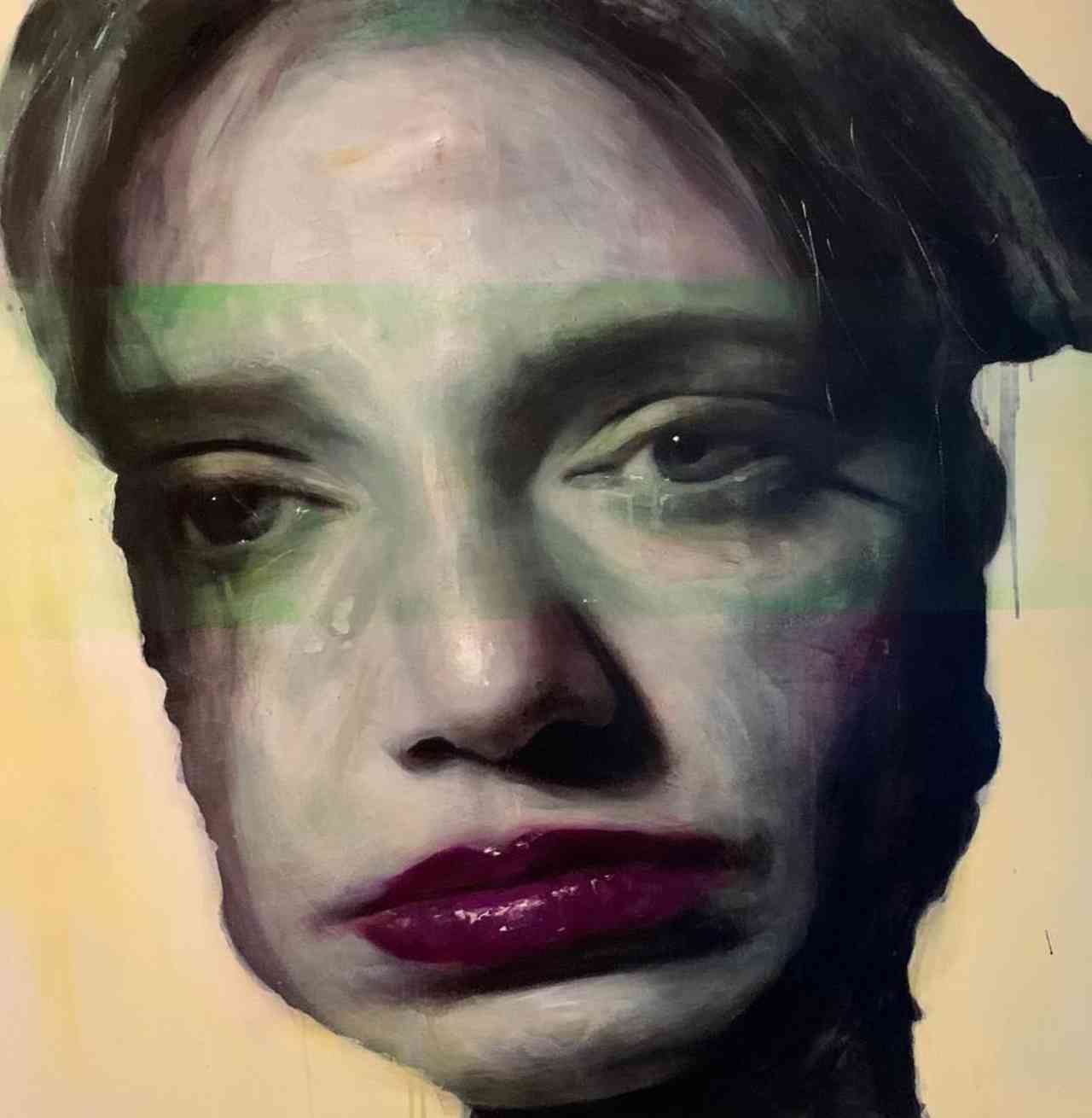 Savvas Georgiades, Eleni, oil on canvas, 100x100 cm, 2019