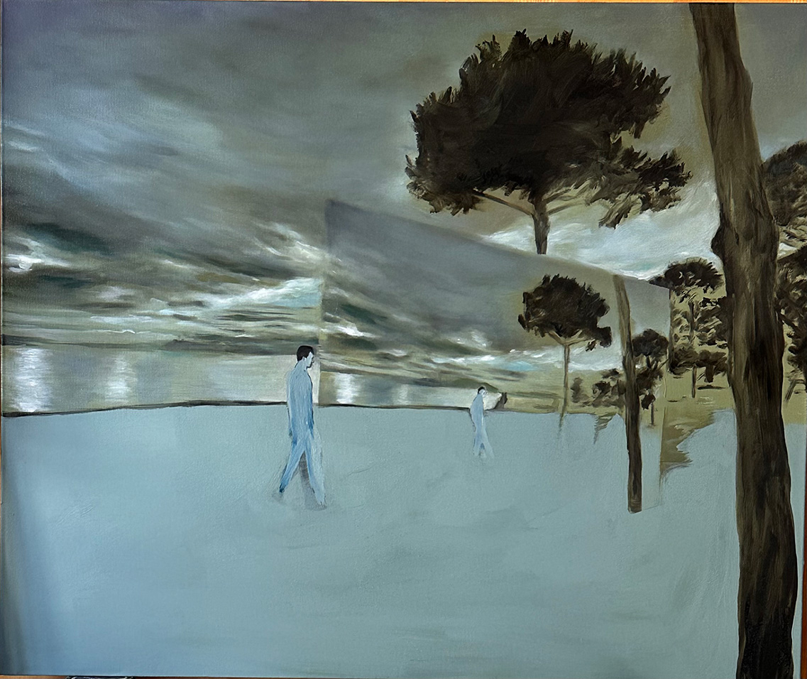 Rania Rangou, Glyfada, vol2, oil on canvas, 120 x 100 cm, 2024