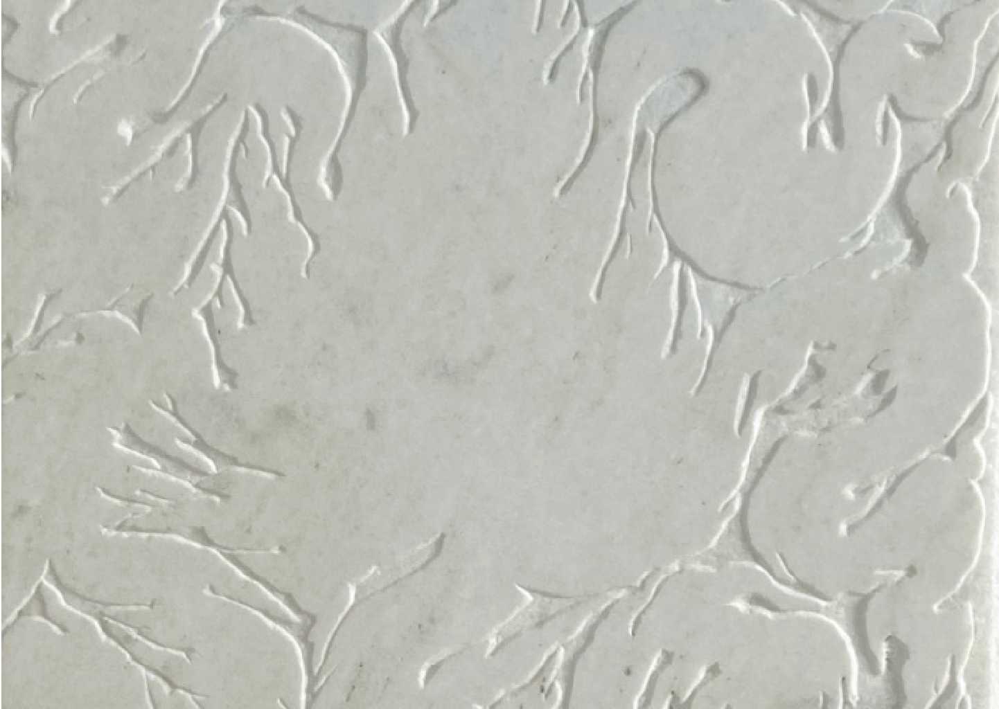 Shekine Naidi,Sadeh FirePentelic White marble, 22 × 19 × 3 cm, 2025