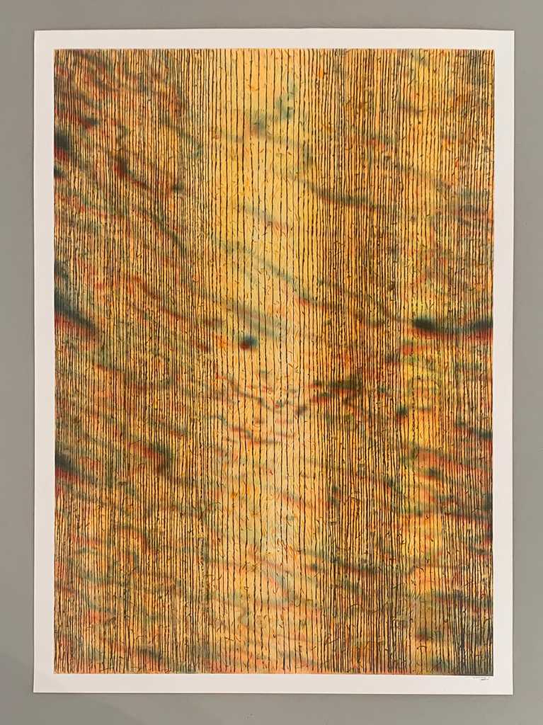 Nikos Tsikouras,UntitledΙnk on paper, 100 × 70 cm, 2025