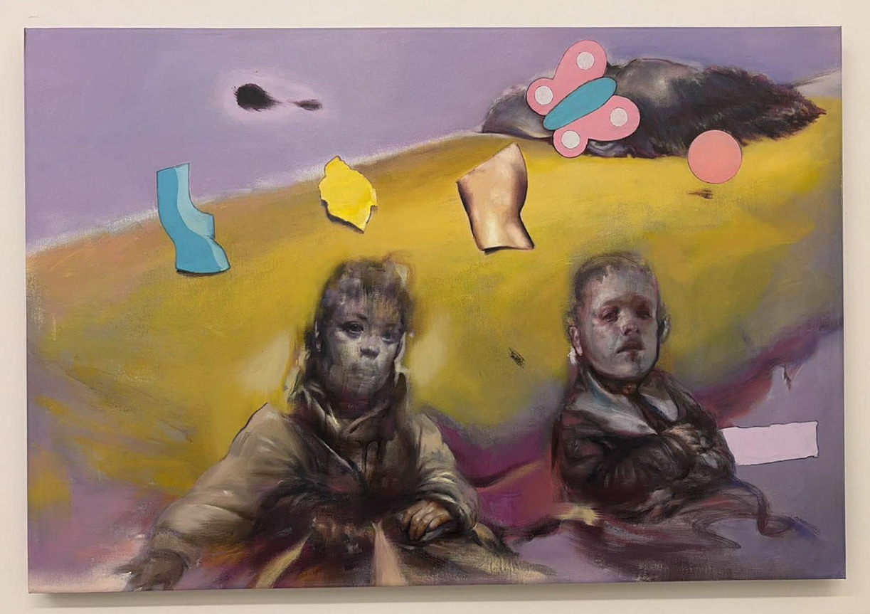 Tassos Missouras, Παρακοιμώμενοι, Oil on Canvas, 64 x 90 cm, 2025