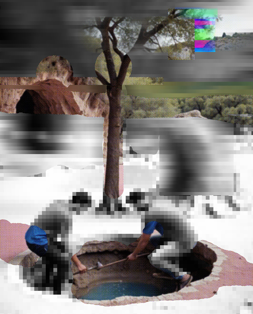 Everything I find is myself, digitally processed photo, 113 x 140 cm, 2025