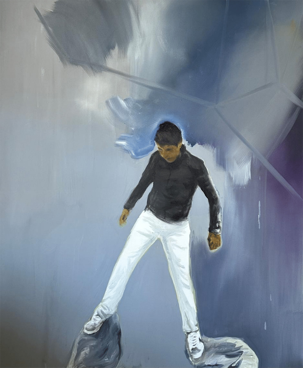 Metaphor 1, oil & acrylics on canvas, 120 x 100 cm, 2025