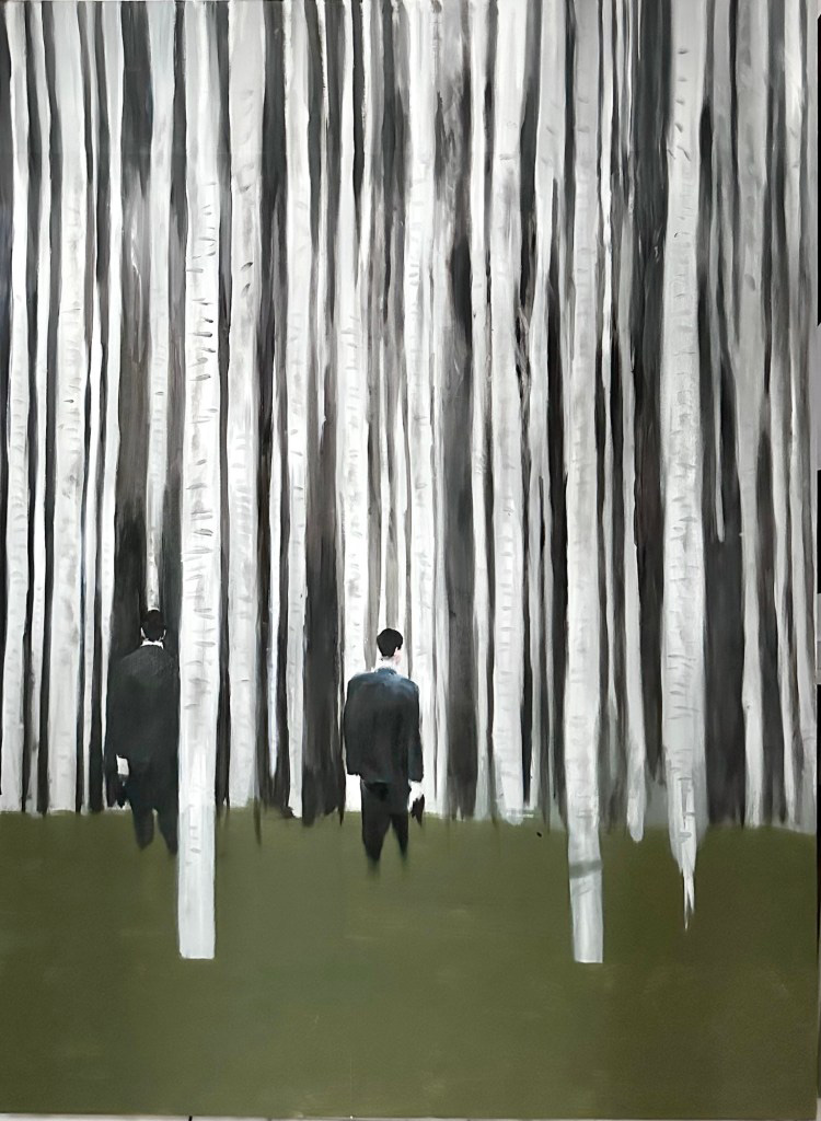 What if no7, oil & acrylics on canvas, 150 x 110 cm, 2024