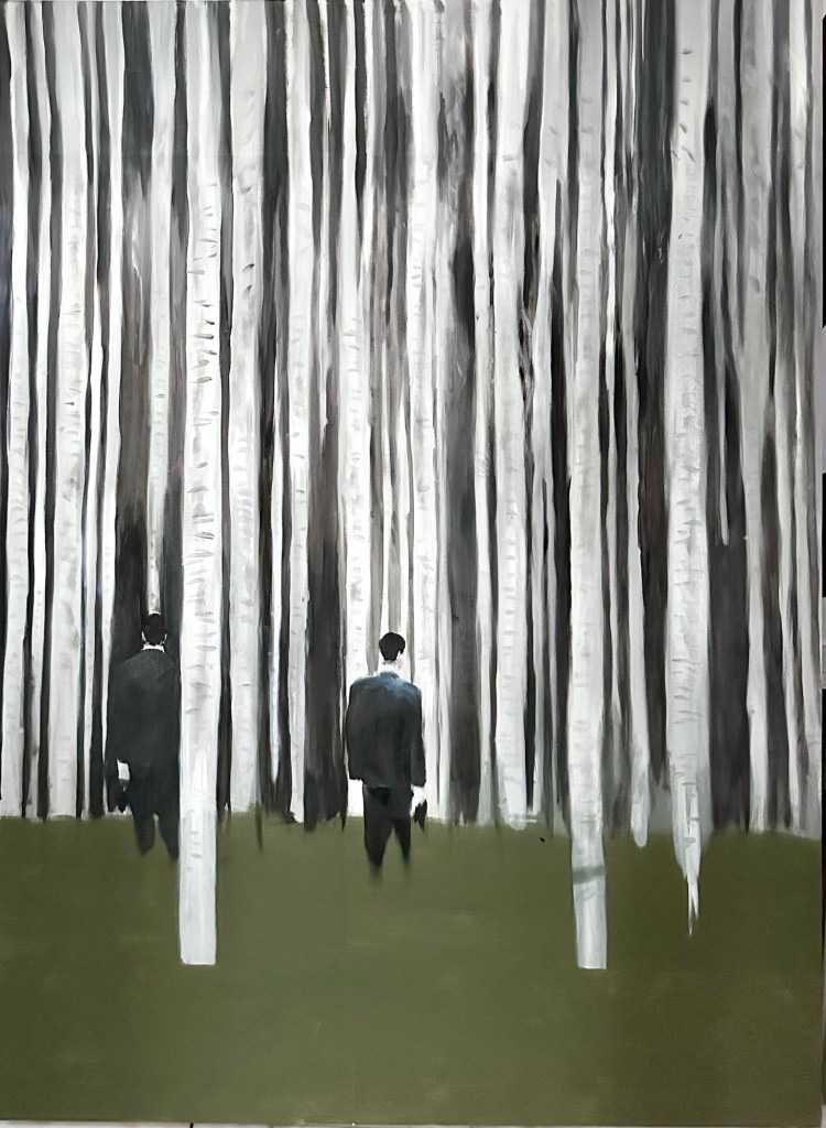 What if no7, oil & acrylics on canvas, 150 x 110 cm, 2024