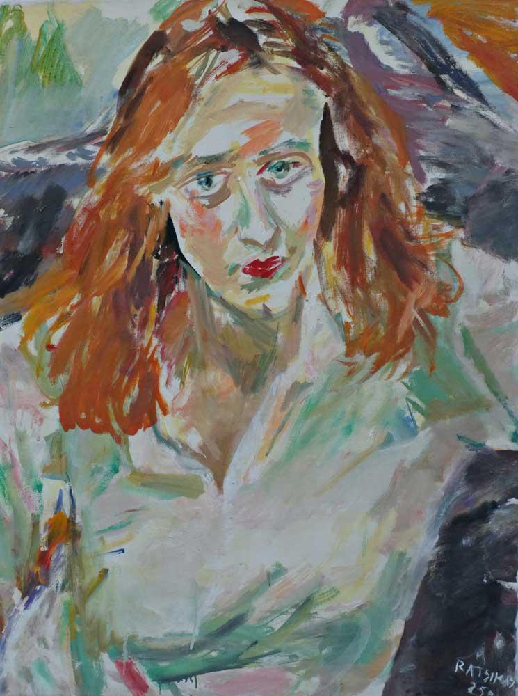 Eleni, Ch., oil on canvas, 90 x 72 cm, 2013