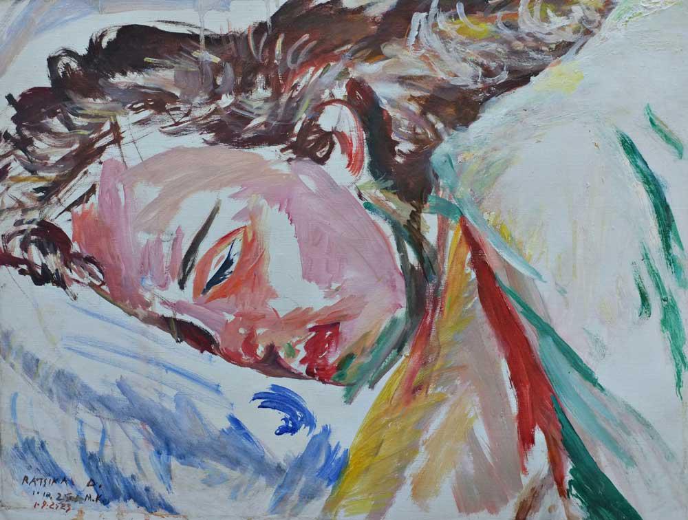 Sleep, Y., oil on canvas, 45 x 60 cm, 2016