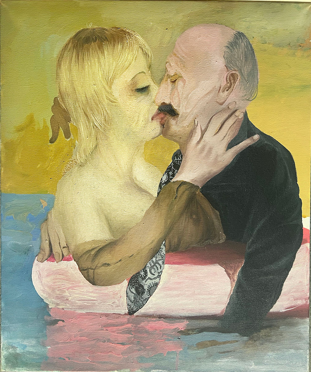 Takis Germenis, Summers are not always the same II, oil on canvas, 50 x 60 cm, 2024