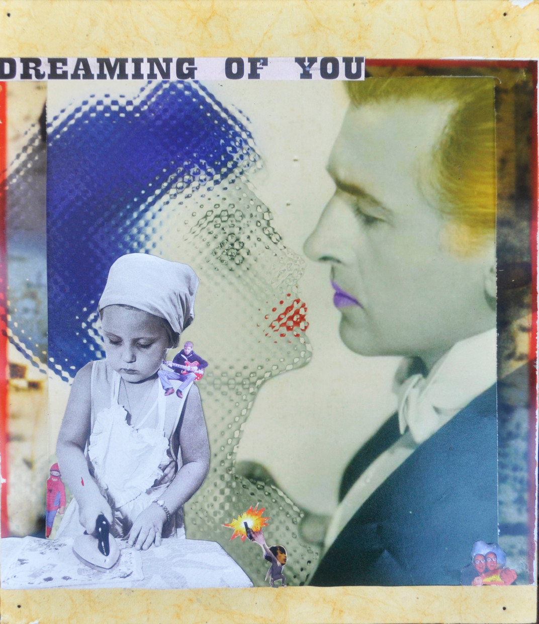Andreas Vousouras, Dreaming of you, mixed media, 30 x 26 x 5 cm Athens 2022