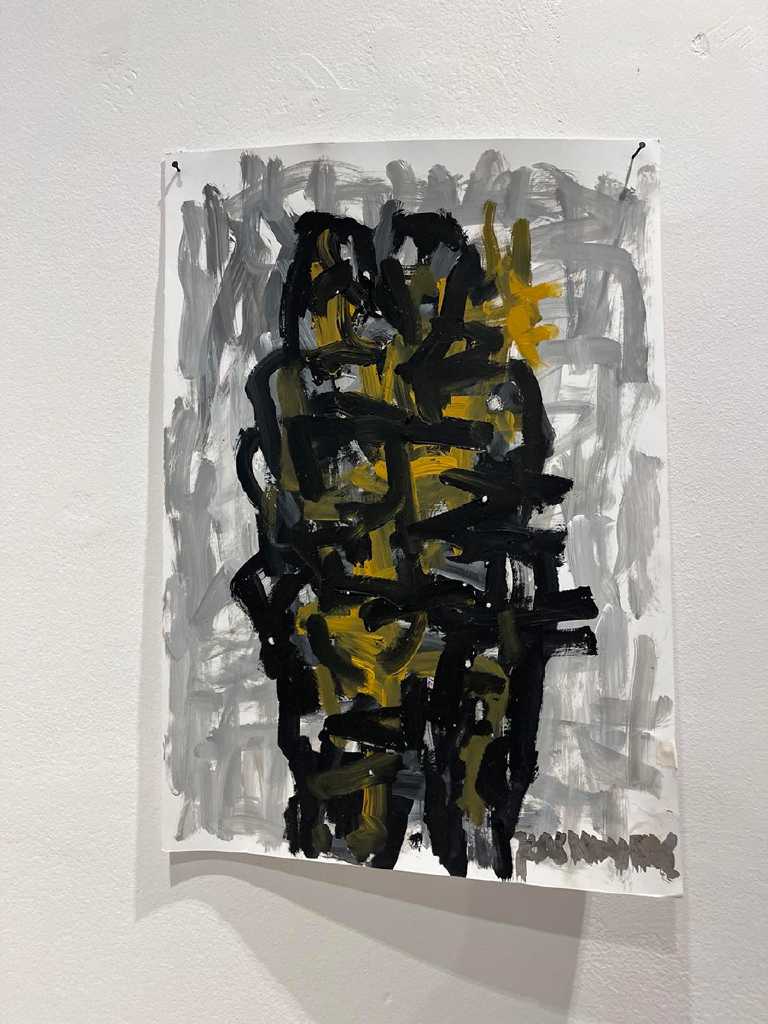 Couple, Acrylics on paper, 50 × 40 cm