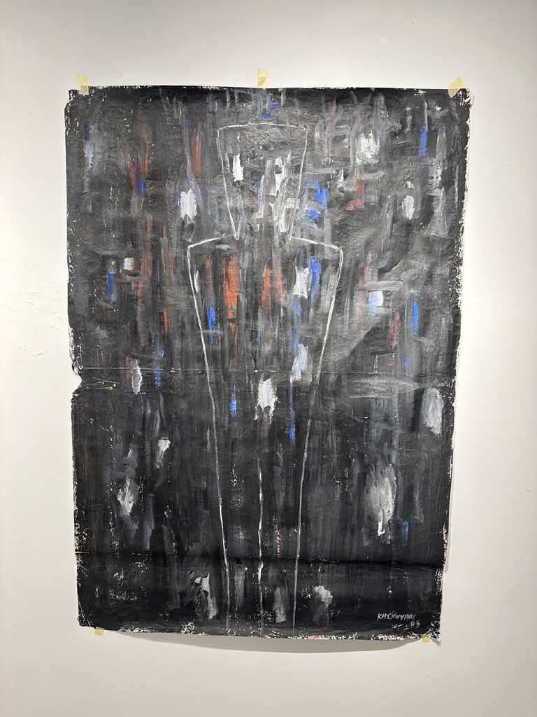 Cycladic, Acrylics on paper, 150 × 105 cm