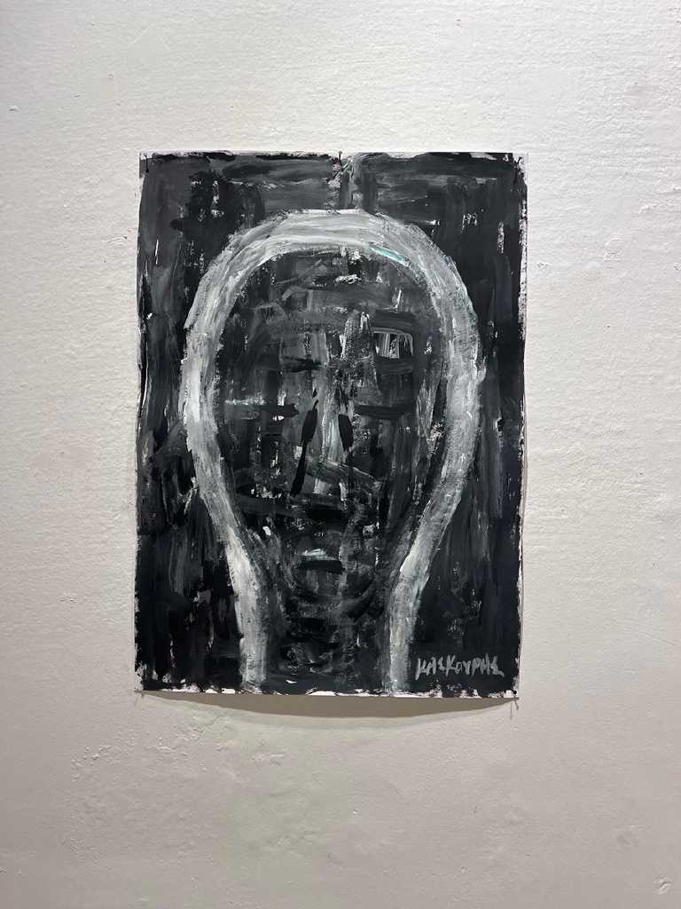 Iconography, Acrylics on paper, 70 × 50 cm