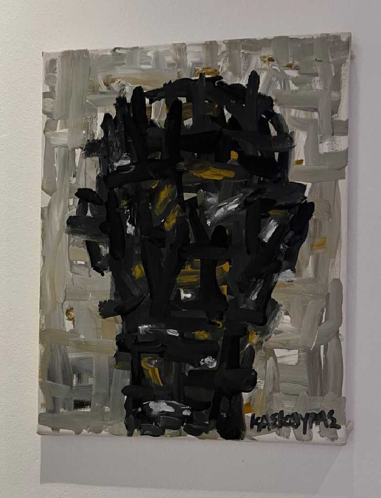 Untitled, Acrylic on canvas, 45 × 35 cm
