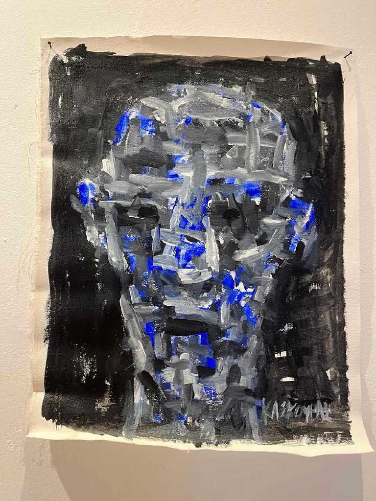 Untitled, Acrylic on canvas, 60 × 50 cm