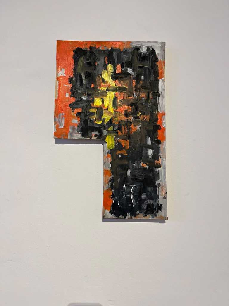 Untitled, Acrylic on paper, 100 × 90 cm