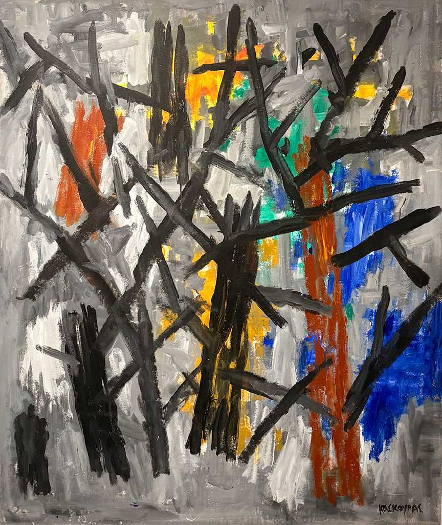 Nature, Acrylics on canvas, 140 × 120 cm, 2023