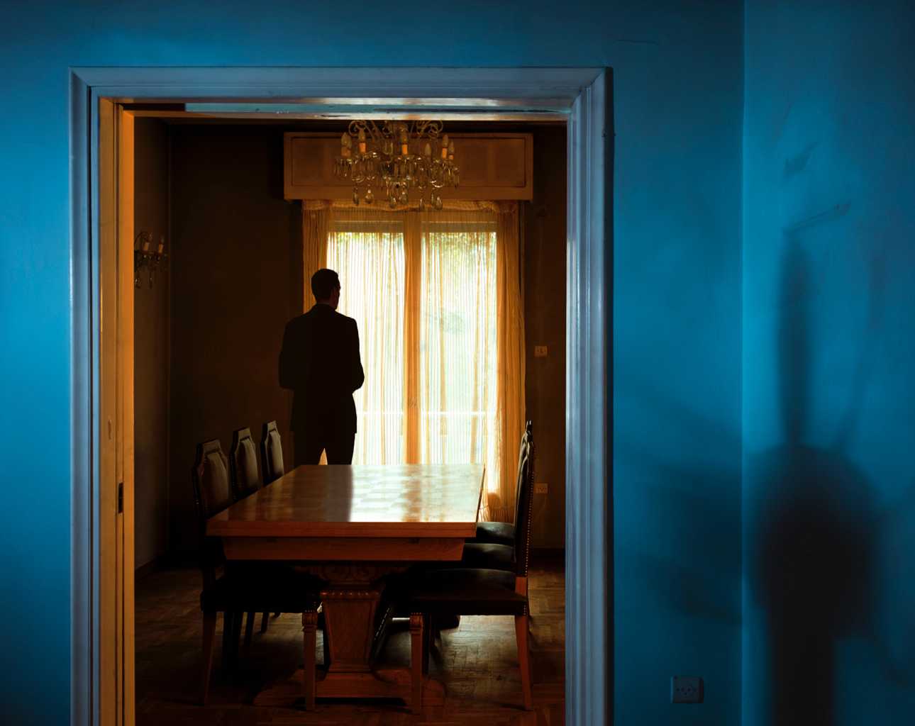 Dimitra Lazaridou, Blue(s) warning. (Y. Klein's option), Color print on Archival cotton paper, 53x67 cm, Edition 1/9