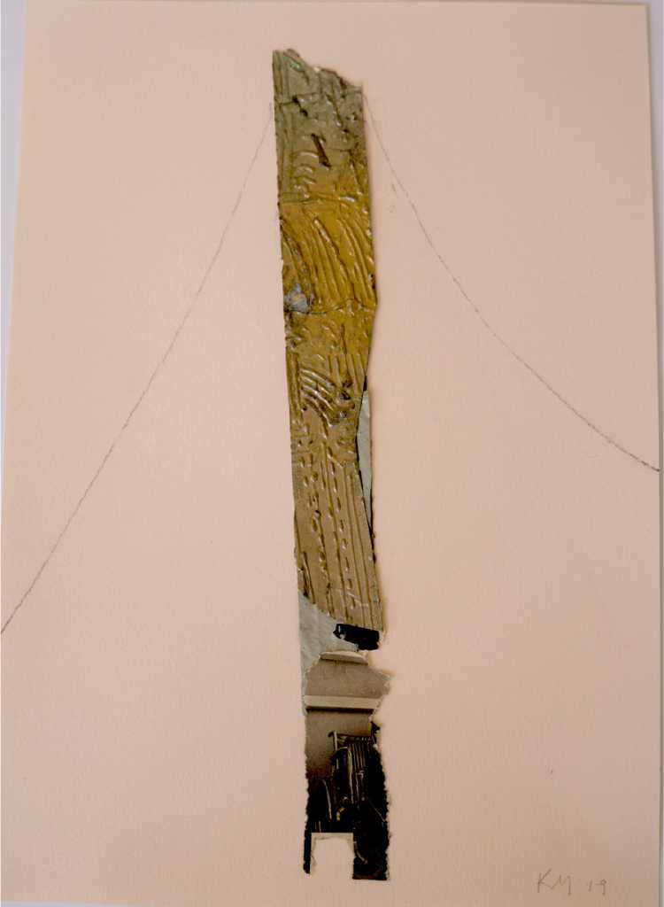 Katerina Mertzani, Zootopia 5, Collage on paper, acrylics, pencil, 30x21 cm, 2020
