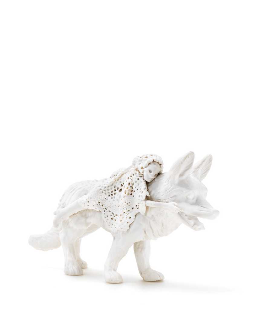 Kyriaki Mavrogeorgi, Along the edge, Porcelain, 36x18 cm, 2019,Courtesy of Gallery Genesis