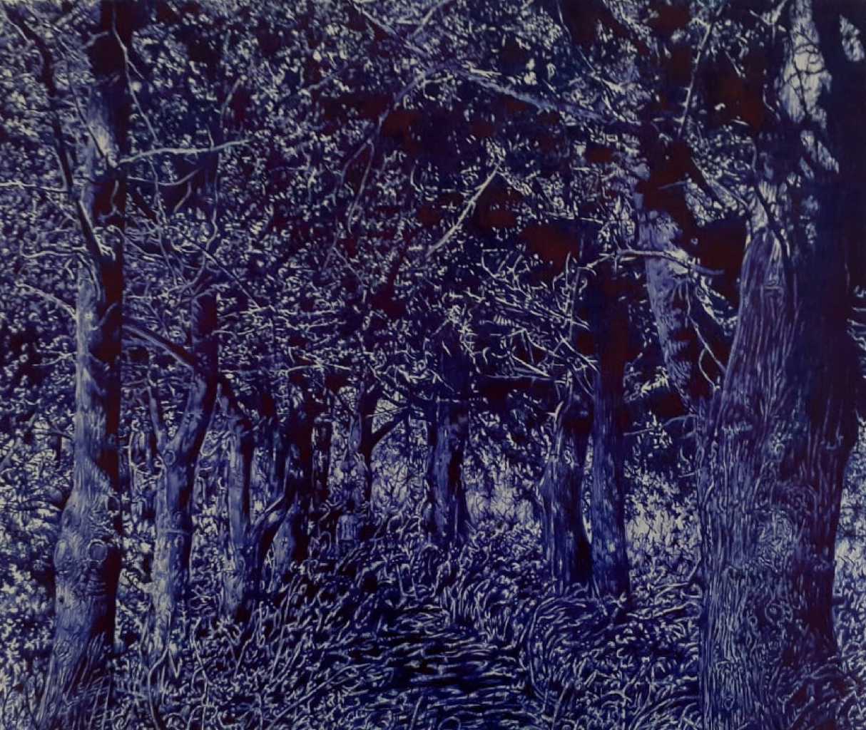 Mantalina Psoma, Leaving Home, Bic pen on paper, 34x29 cm, 2020