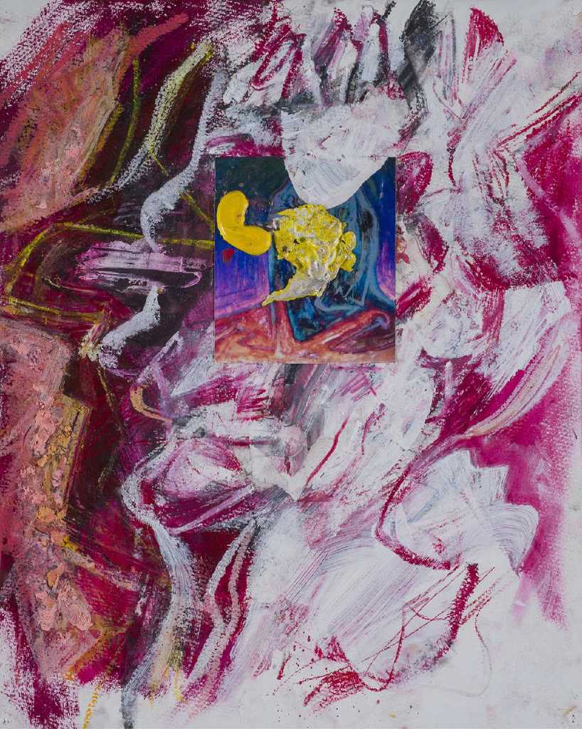 Spaceman, mixed media on paper, 40,5 x 50,7 cm, 2017
