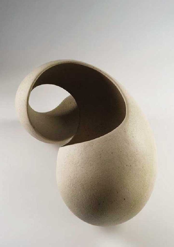 Iosifina Kosma Forms, installation, stoneware, patina, fired at 1260 C, 85 x 50 x 26 cm, 2014 Artist's Statement + Bio