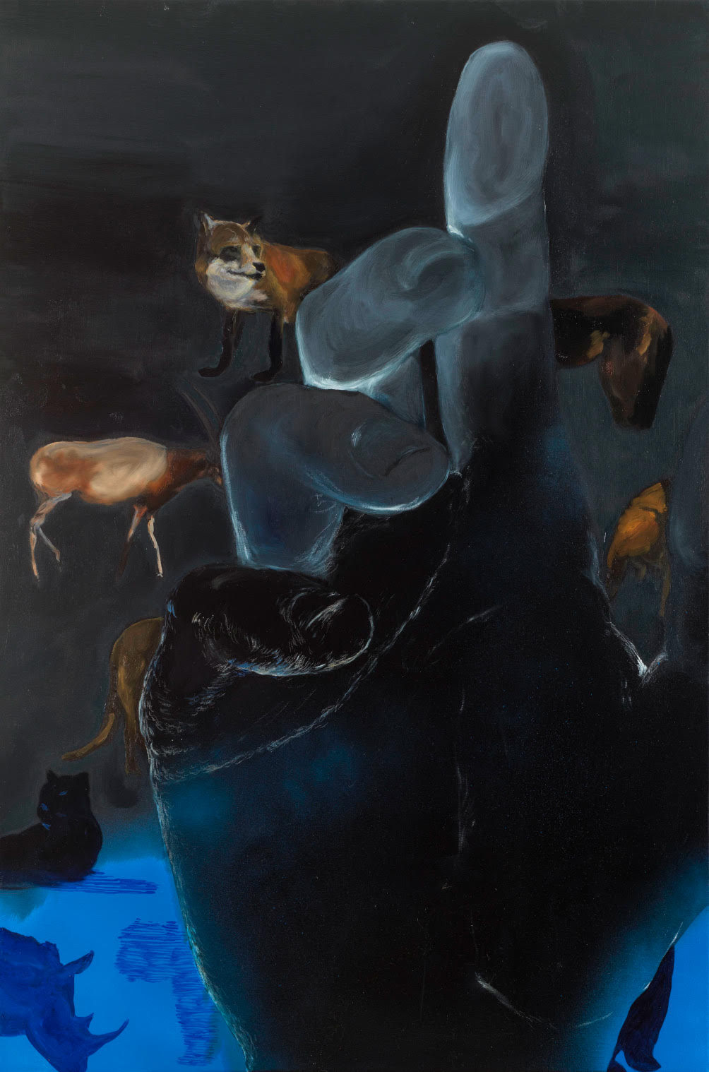Hero (rhetoric), Oil, spray and charcoal on canvas, 120 x 80 cm, 2023