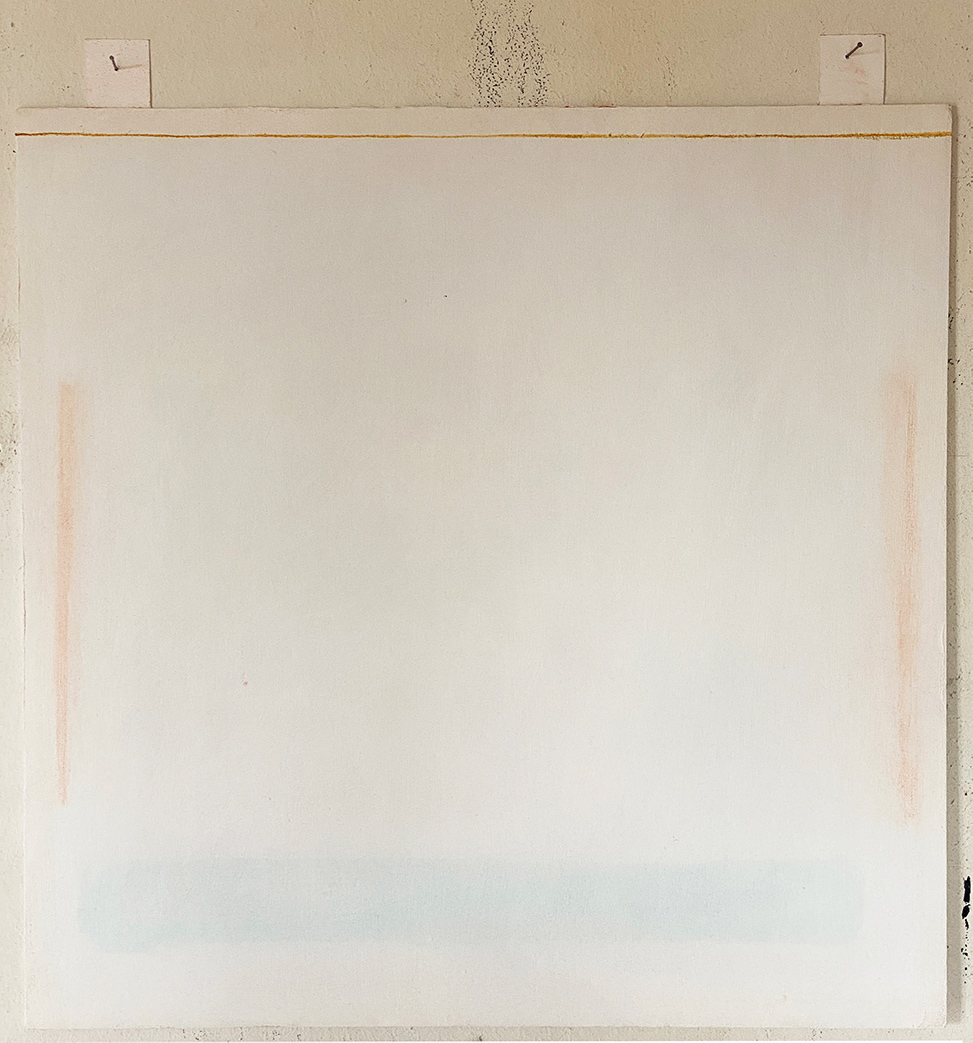 Ilias Papailiakis, A Quantitative Study of the Forest, oil paints on paper, 50 x 50 cm, 2021