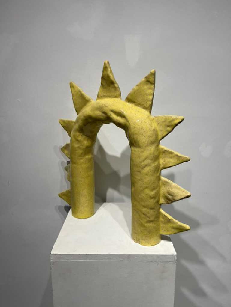 Ellie Gialama, Center, Glazed Ceramics, Variable Dimensions, 2025