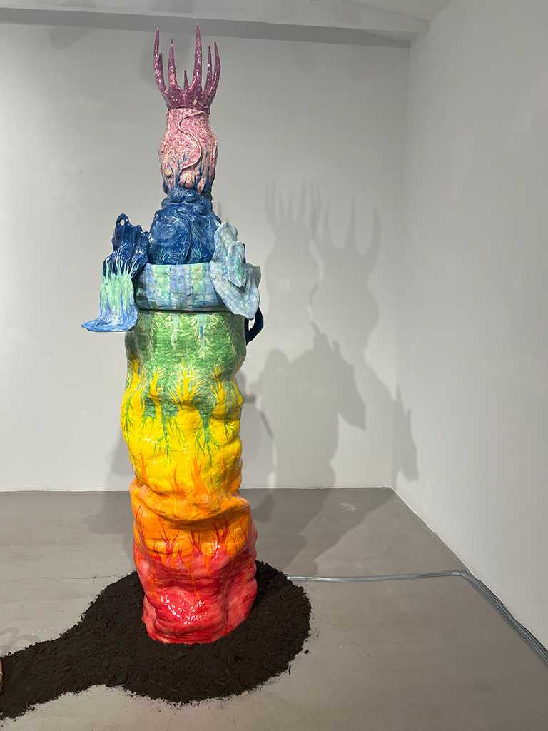 Ellie Gialama, Fountain, Glazed Ceramics, Variable Dimensions, 2025