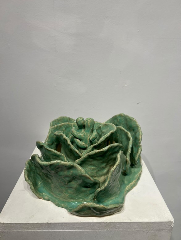 Ellie Gialama, Heart, Glazed Ceramics, Variable Dimensions, 2025