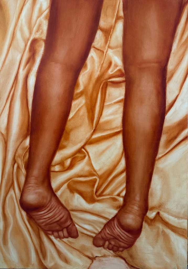 Orestis Papakonstantinou, Untitled, oil on canvas, 100 x 70 cm, 2025