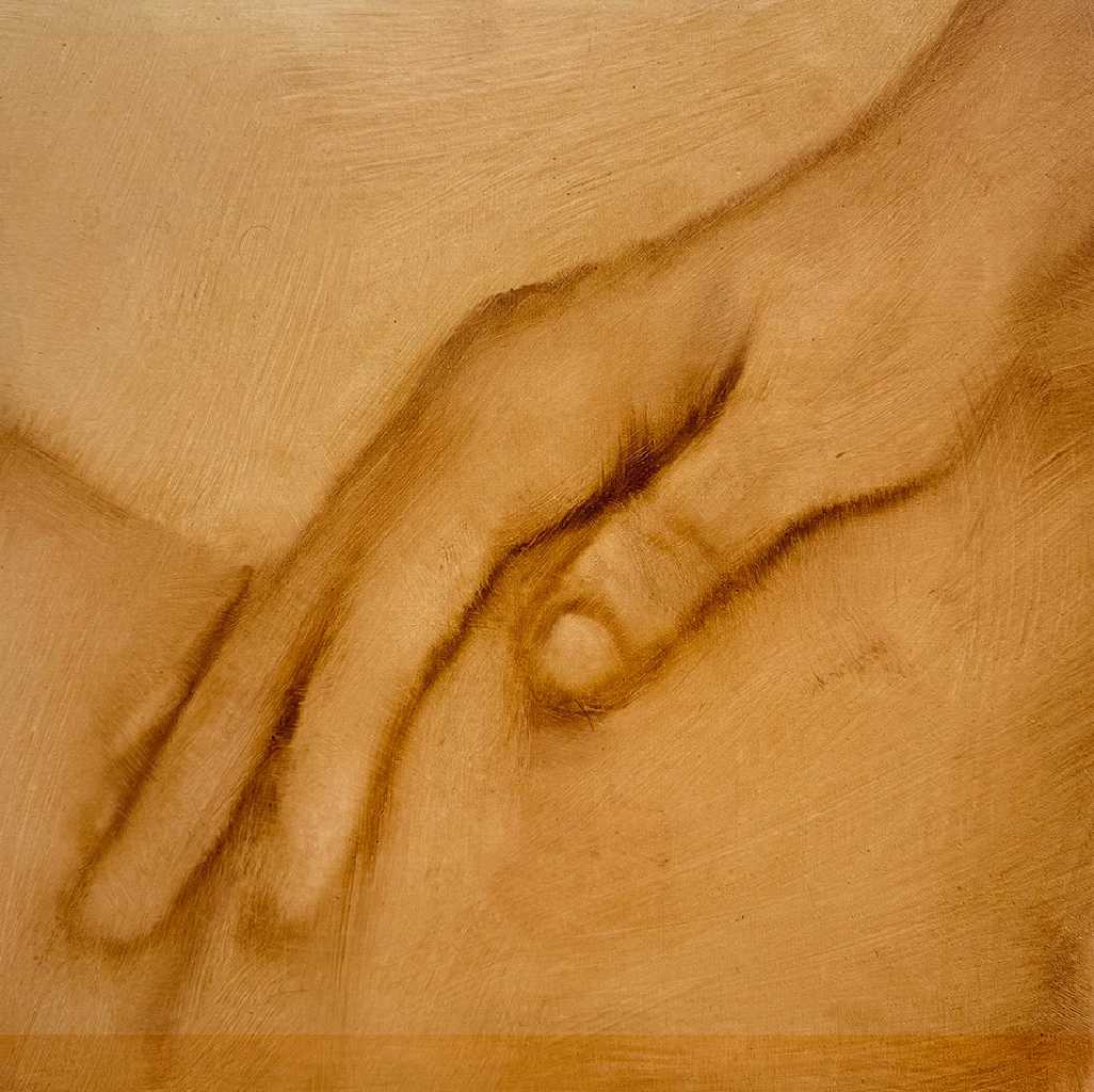 Orestis Papakonstantinou, Untitled, oil on canvas, 35 x 35 cm, 2025
