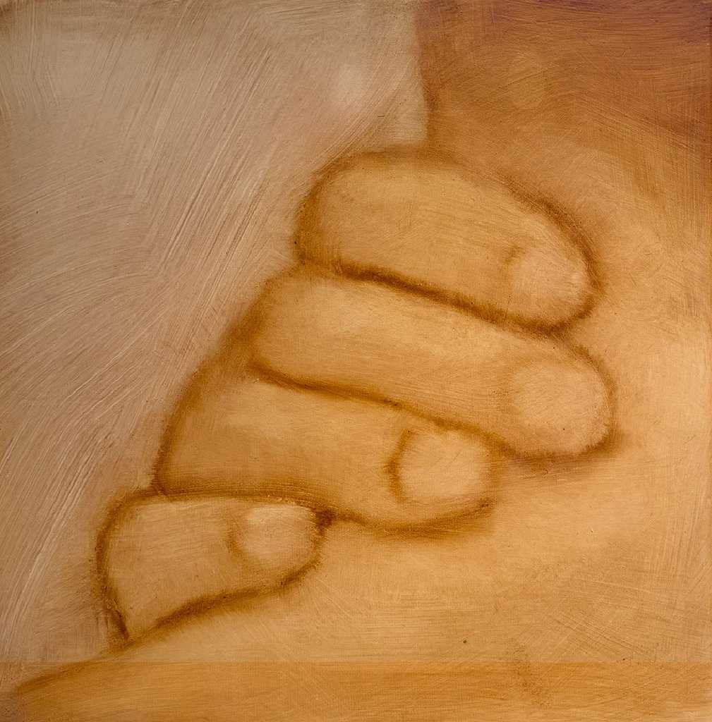 Orestis Papakonstantinou, Untitled, oil on canvas, 35 x 35 cm, 2025