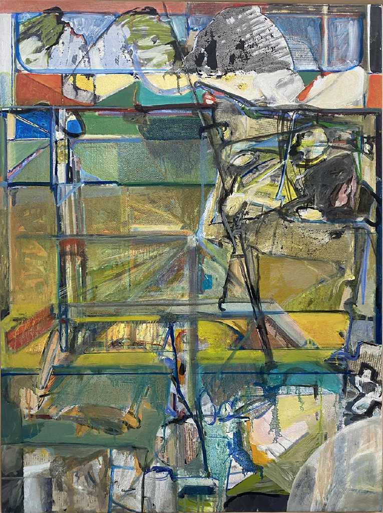 Giorgos Poulis, Untitled, oil on canvas, 50 x 70 cm, 2025