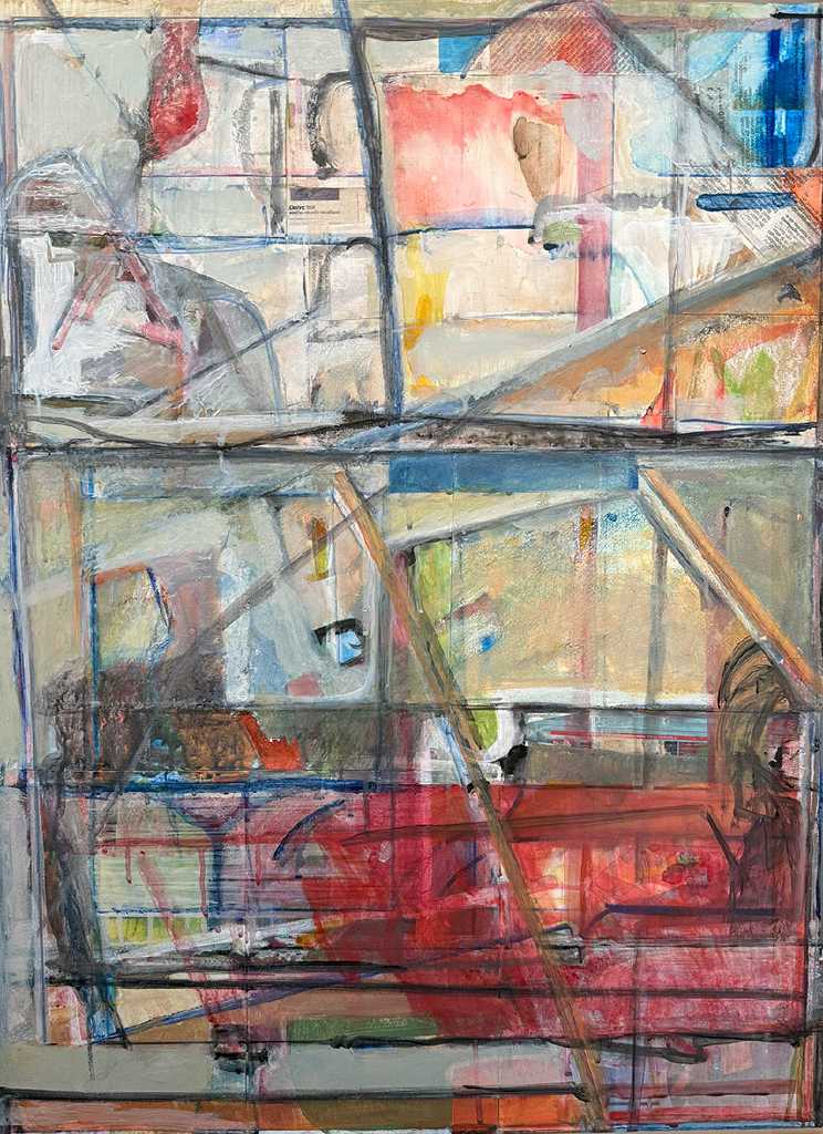 Giorgos Poulis, Untitled no 2, oil on canvas, 80 x 60 cm, 2025