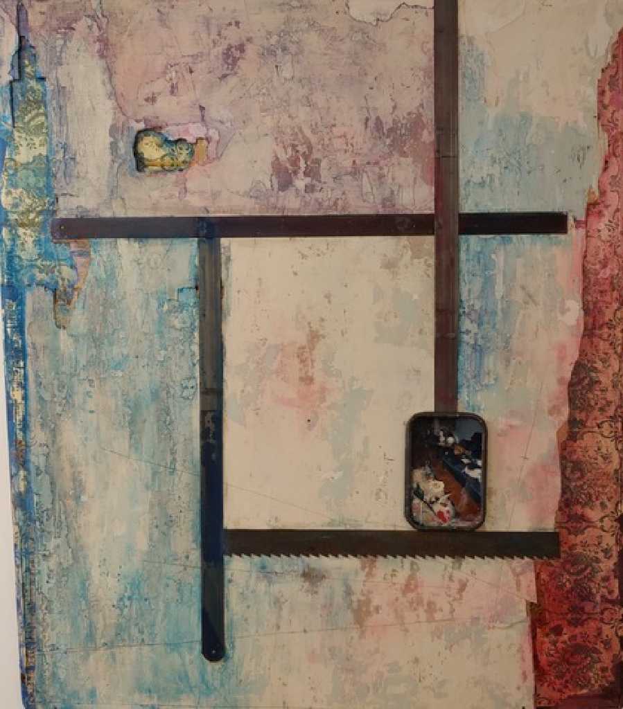 Bourgeois blues, mixed media, 81x70, 2019-20