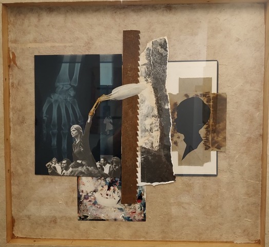 Letter to Jimmie Durham I, mixed media, 50x52, 2019-20